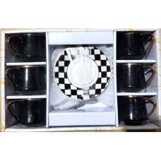 Coffee Cup & Saucer Set (12 pcs) - (12)
