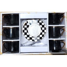 Coffee Cup & Saucer Set (12 pcs) - (12)