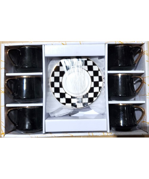 Coffee Cup & Saucer Set (12 pcs) - (12)