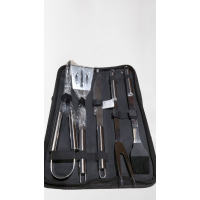 Stainless Steel BBQ Set of 5 (ITEM 73 & 57) (12) w/bag