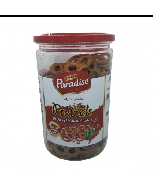Paradise Pretzels - Sweet Chili Jar (12 x 200 g)