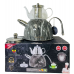 Double Teapot Set w/Stainless Steel FIlter (0.7 L/3 L) (ITEM 72) (6)