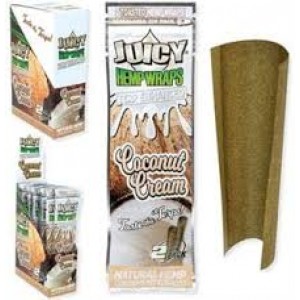 Hemp Wrap - Juicy Jay's - Coconut Cream (25 Packs)