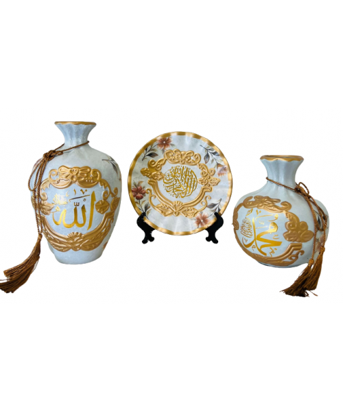 3 Piece Ceramic Decorative Set (ITEM 19) (12)