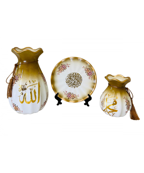 3 Piece Ceramic Decorative Set (ITEM 21) (12)