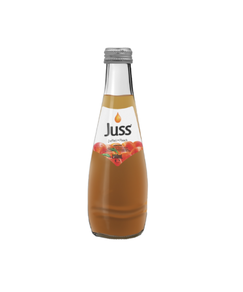 JUSS Peach Nectar Juice (24 x 200 ml)