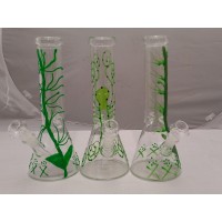 Water Pipe-12" Clear Octopus