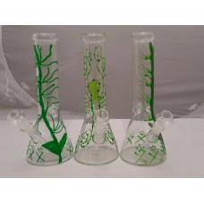 Water Pipe-12" Clear Octopus