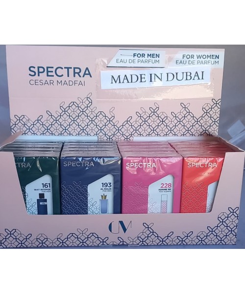Spectra Pocket Perfumes Display (24 x 18 ml) (#161/193/228/234)