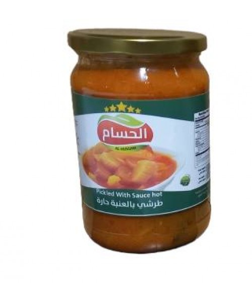 Al Hussam - Hot Amba Pickled with Sauce (12 x 900 g)
