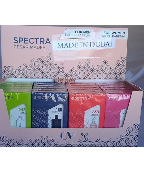 Spectra Pocket Perfumes Display (24 x 18 ml) (#243/189/238/250)