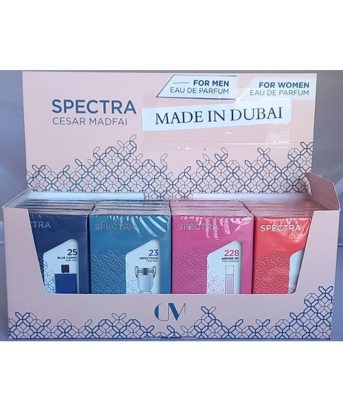 Spectra Pocket Perfumes Display (24 x 18 ml) (#25/23/228/152)