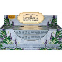 Incense - Tulasi Masala 15g Lavender & White Sage (Box of 12)