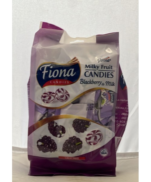 Fiona Hard Candies - Blackberry & Milk (12 bags x 300 g)