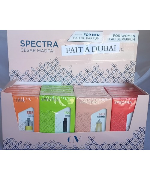 Spectra Pocket Perfumes Display (24 x 18 ml) (#355/159/140/86)
