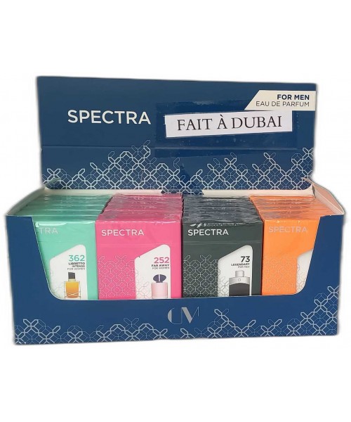 Spectra Pocket Perfumes Display (24 x 18 ml) (#362/252/73/355)