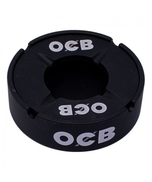 OCB Black Silicone Round Ashtray (4" Diameter) OCB Black Silicone Round Ashtray (4" Diameter)