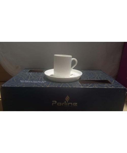 Coffee Cup & Saucer Set (12 pcs) - (PSH17-08)