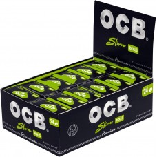 OCB Black Premium Slim Rolls (24 Units)