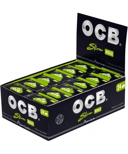 OCB Black Premium Slim Rolls (24 Units) OCB Black Premium Slim Rolls (24 Units)