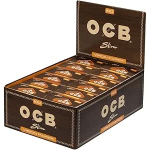 OCB Virgin Unbleached Rolls Slim (24 Units)