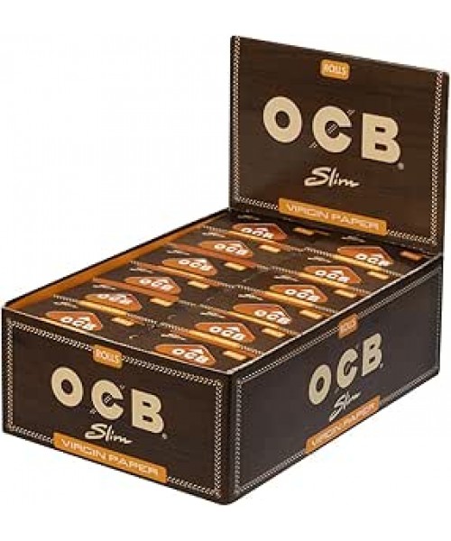 OCB Virgin Unbleached Rolls Slim (24 Units) OCB Virgin Unbleached Rolls Slim (24 Units)