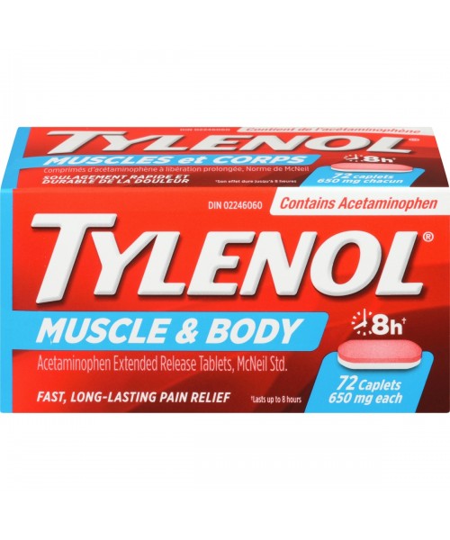 Tylenol Muscle & Body (16 Caplets x 650 mg)