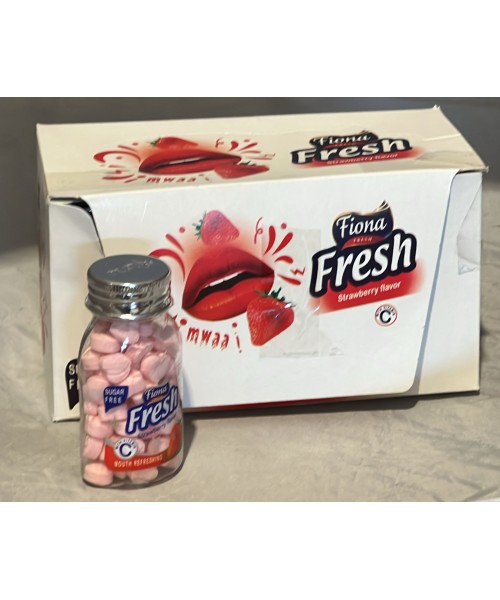 Fiona FRESH Mouth Refreshing - Strawberry (12 x 45 g)