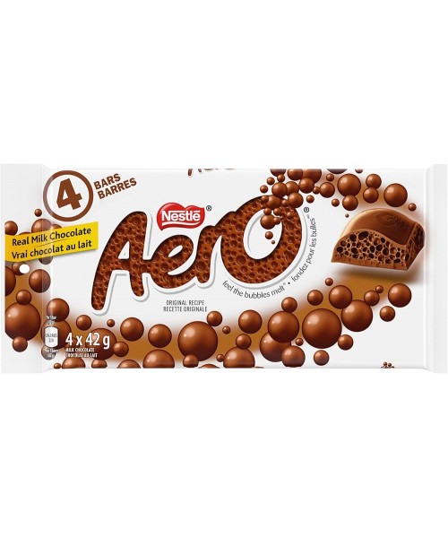 Aero Milk Chocolate (4 Bars x 42 g)