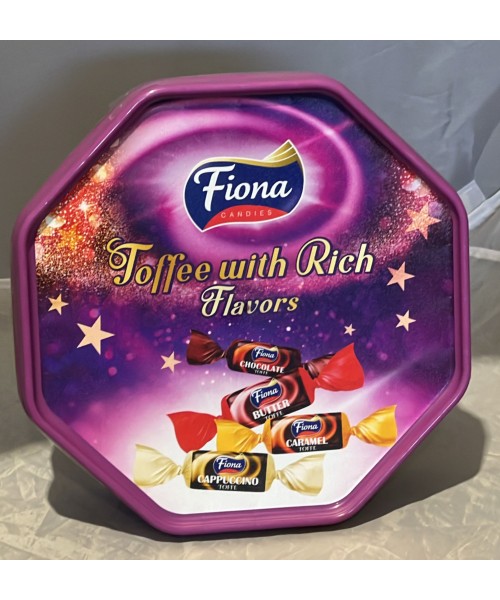 Fiona Toffee with Rich Flavors (8 x 650 g)
