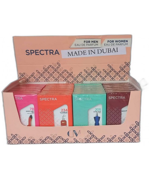 Spectra Pocket Perfumes Display (24 x 18 ml) (#78/234/205/273)