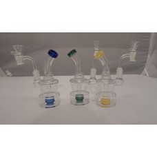 Water Pipe - 6" Dual Herb/Oil Shower Style 1