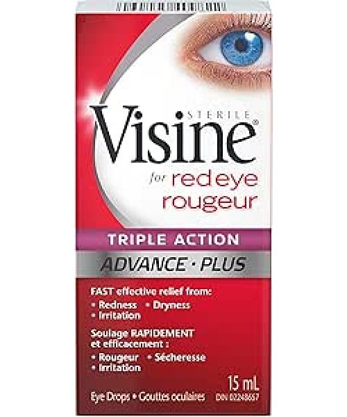Visine Eye Drops - Triple Action 15 ml