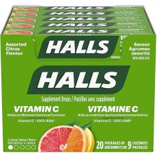 Halls Relief - Vitamin C Lime (20 x 34 g)