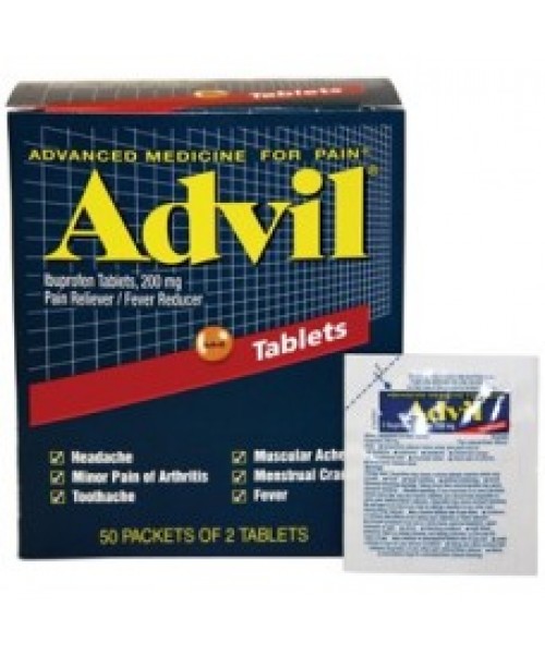 Advil (50 packs of Two Tablets)