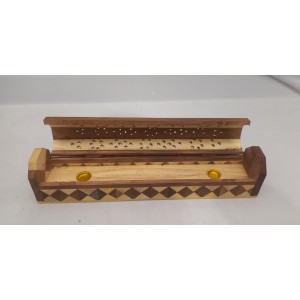 Incense Holder - Coffin 3 (12" x2.5"x2.25")