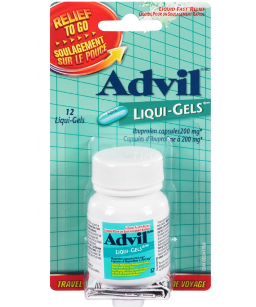 Advil Gels Bottle (12 Capsuls x 200 mg)