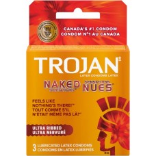 Trojan naked Sensations Condom (6 x 3 pc)