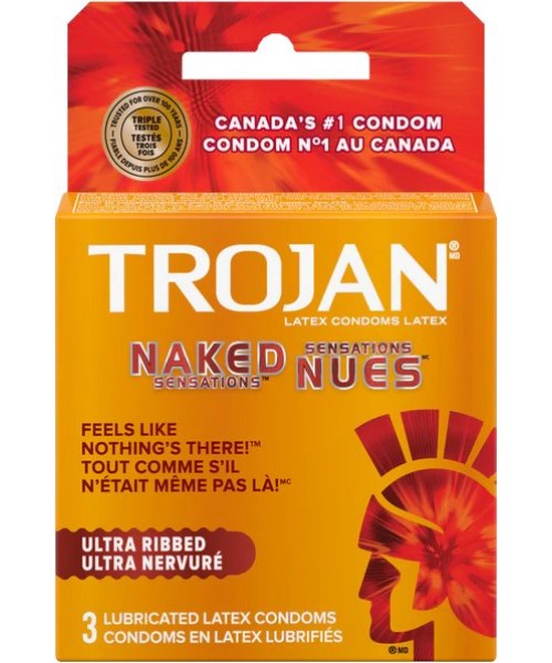 Trojan naked Sensations Condom (6 x 3 pc)