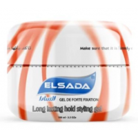 ELSADA Professional Hair Styling Gel - Brown (12 x 250 ml)