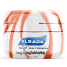 ELSADA Professional Hair Styling Gel - Brown (12 x 250 ml)