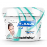 ELSADA Professional Hair Styling Gel - Green (12 x 250 ml)