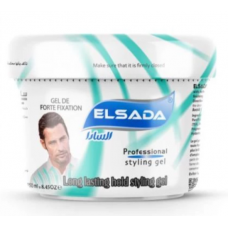 ELSADA Professional Hair Styling Gel - Green (12 x 250 ml)