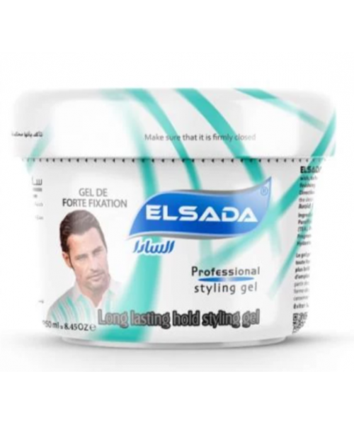 ELSADA Professional Hair Styling Gel - Green (12 x 250 ml) ELSADA Professional Hair Styling Gel - Green (12 x 250 ml)