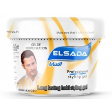 ELSADA Professional Hair Styling Gel - Honey (12 x 250 ml)