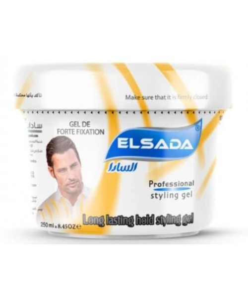 ELSADA Professional Hair Styling Gel - Honey (12 x 250 ml)