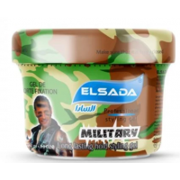ELSADA Professional Hair Styling Gel - Military (12 x 250 ml)
