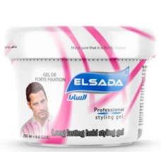 ELSADA Professional Hair Styling Gel - Pink (12 x 250 ml)