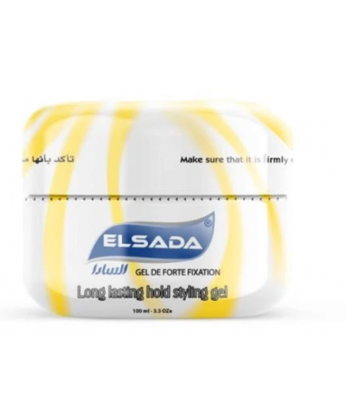 ELSADA Professional Hair Styling Gel - Yellow (12 x 250 ml)