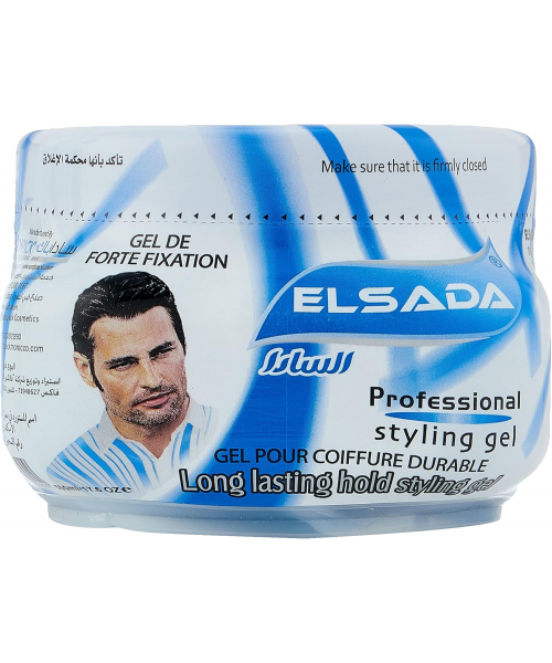 ELSADA Professional Hair Styling Gel - Blue (12 x 500 ml) ELSADA Professional Hair Styling Gel - Blue (12 x 500 ml)
